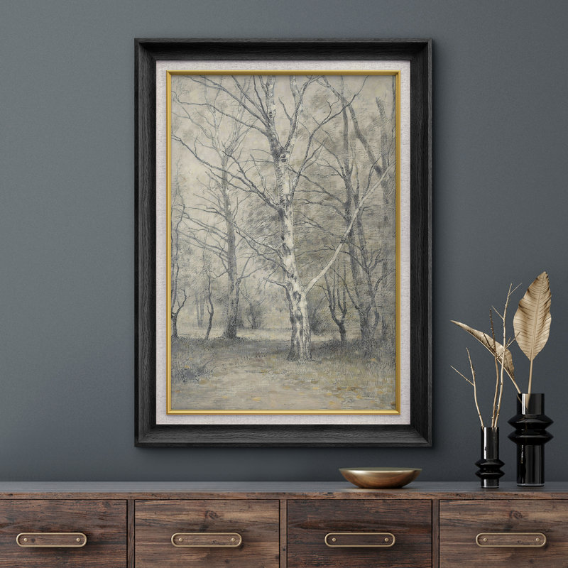 Automne, automne, feuilles, forêt classique, croquis, arbre, rustique, illustrations, campagne française, Noir