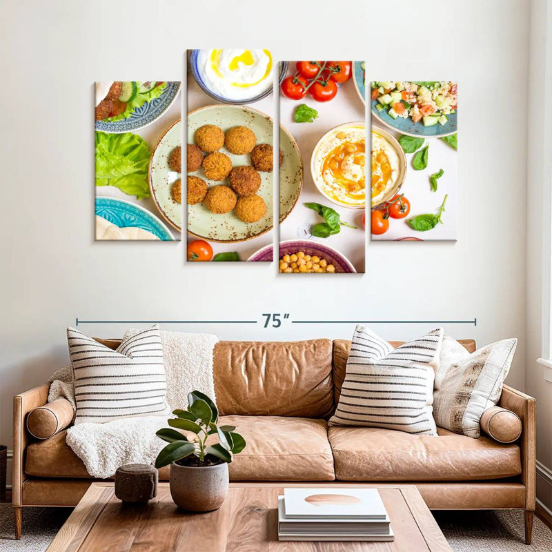 Yarlin Middle Eastern Dishes, 42" H x 68" W