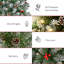 Arbre de Noël artificiel pré-éclairé enneigé-679207021