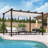 Purple Leaf Aluminium Pergola With Canopy-80546448-96127693
