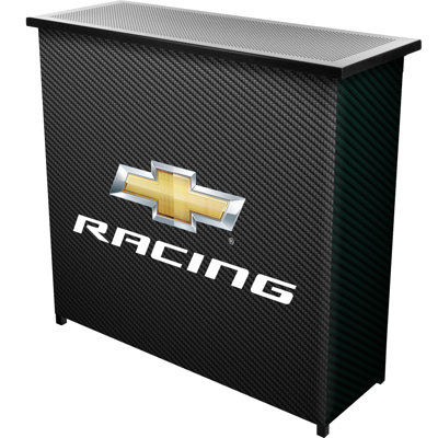 Bar domestique portatif avec rangement pour bouteilles de vin Chevy Racing