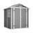 6 Ft. W X 6 Ft. D Resin Outdoor Storage Shed, Weather-resistant Outdoor Storage With Reinforced Design