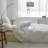 Linen Ruffled Duvet Cover Set-700940652-696302582