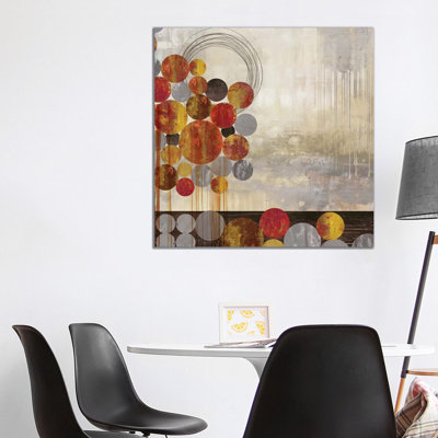 Sphere Scape 1 Piece Wrapped Canvas Painting