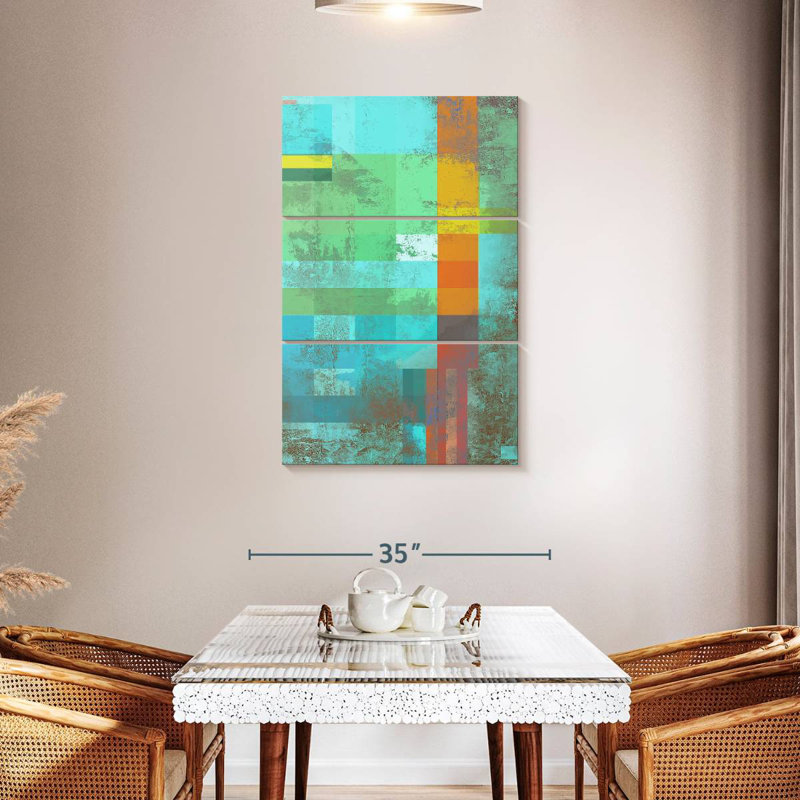 Avery Contemporary Geometric VII, H 32 po x l 20 po