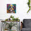  «Wouf Shih Tzu» par Rich Monet, art mural en métal, 12 po x 12 po-1549669380