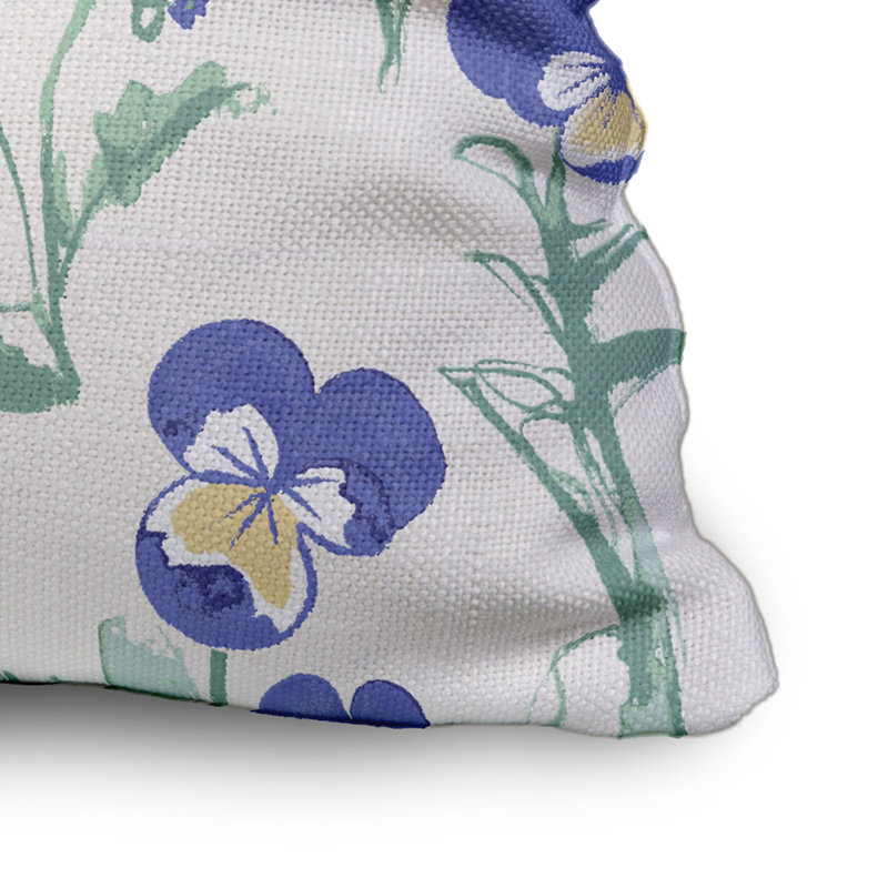  Housse de coussin carré et insert, 18" x 18", Violet