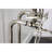 Kingston Brass Essex Three-Handle 2-Hole Freestanding Clawfoot Tub Faucet Package with Supply Line and Stop Valve-54357535