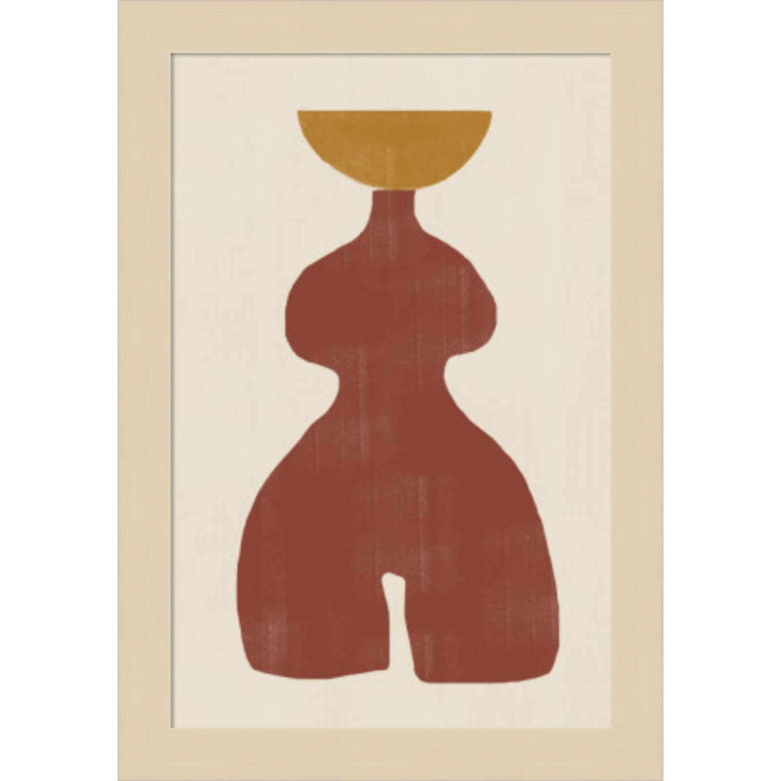 Rockingham "Vase No. 11" Print, 13" H x 9" W, Brown