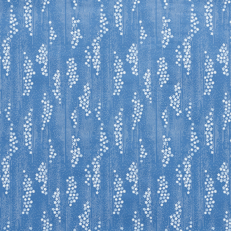 Taki Floral Wallpaper, Indigo