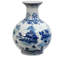 Blue Floral Vase-1955916232