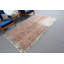 Tapis turc rétro Anatolian - motif floral brun pour le salon ou le salon