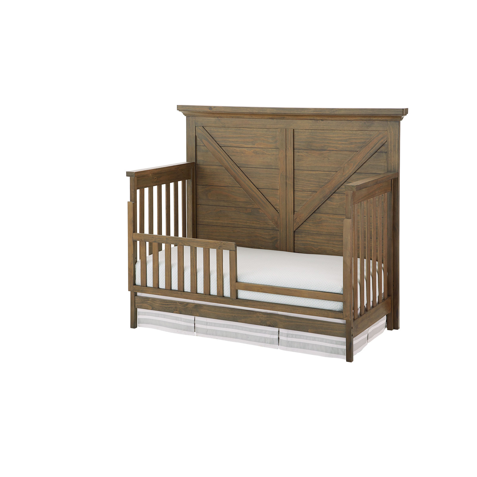 Aceline 4 -in-1 Convertible Crib, Harvest Brown
