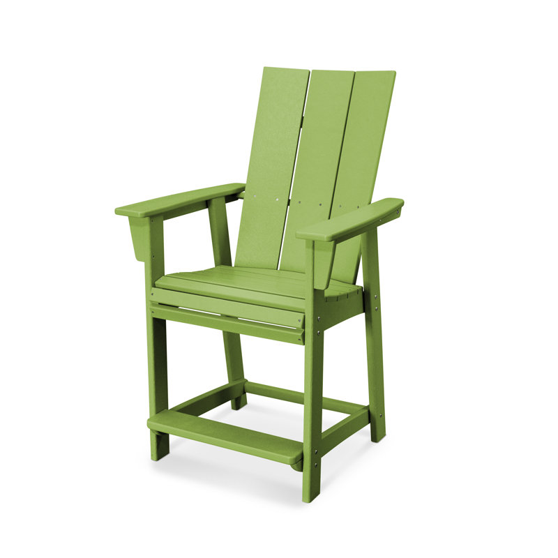 Chaise de comptoir POLYWOOD Adirondack, 23,28 po, Limette
