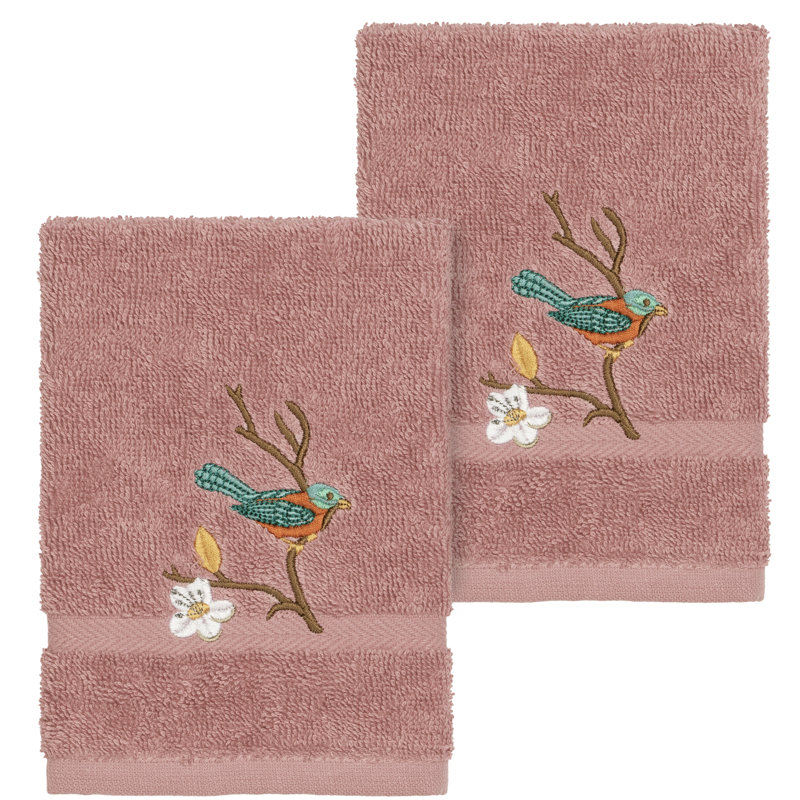 Spring Time Turkish Cotton Washcloth, Tea Rose