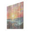 Coastal Harmony Dreamscape Sunset - coquillage sur bois de pin naturel-1020181162