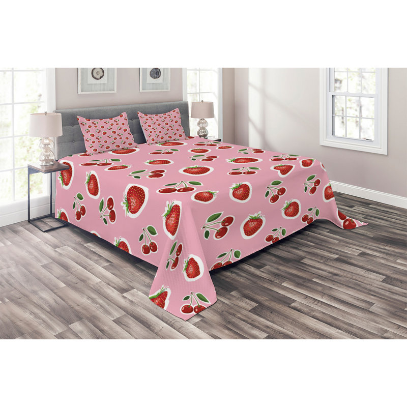 Coverlet, King Bedspread + 2 Shams