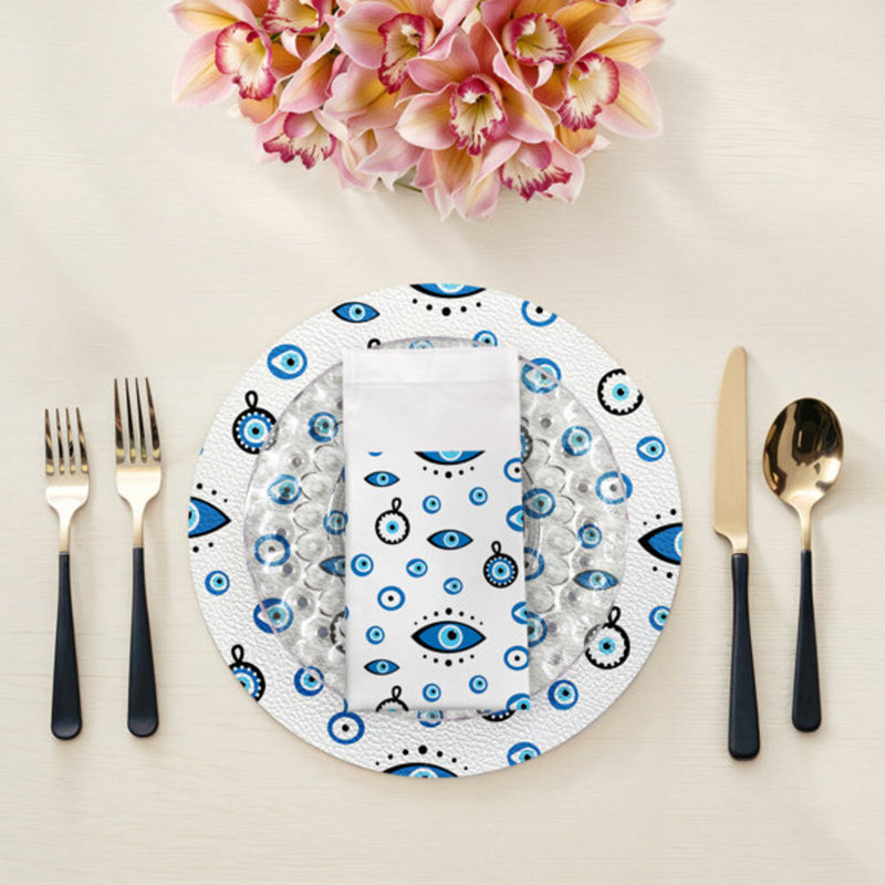 Eye On You Cotton Blend Square Napkins