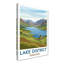 Lake District, England - Romantic Travel Poster Of Lakes, Fells And Countryside. Giclée Print On Wrapped Canvas. Wall Art, Home Decor - Regions & Scenic Areas, England - Wrapped Canvas Print-2011259019