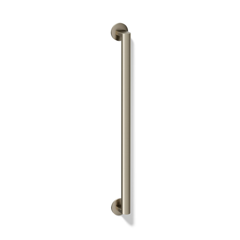 Components In Grab Bar, Vibrant Brushed Nickel, 24" W