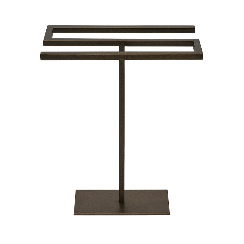 Linea 3 Floor Mounted Towel Stand, Sienna