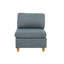 Canapé modulaire 6 pièces: tissu d'acier pour le salon, 2 fauteuils en coin, 3 fauteuils sans accoudoirs, 1 pièce moderne pour la maison: en tissu, canapés d'angle,