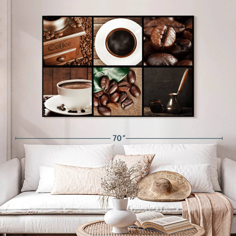 Yarlin Coffee Collage, 20" H x 30" W