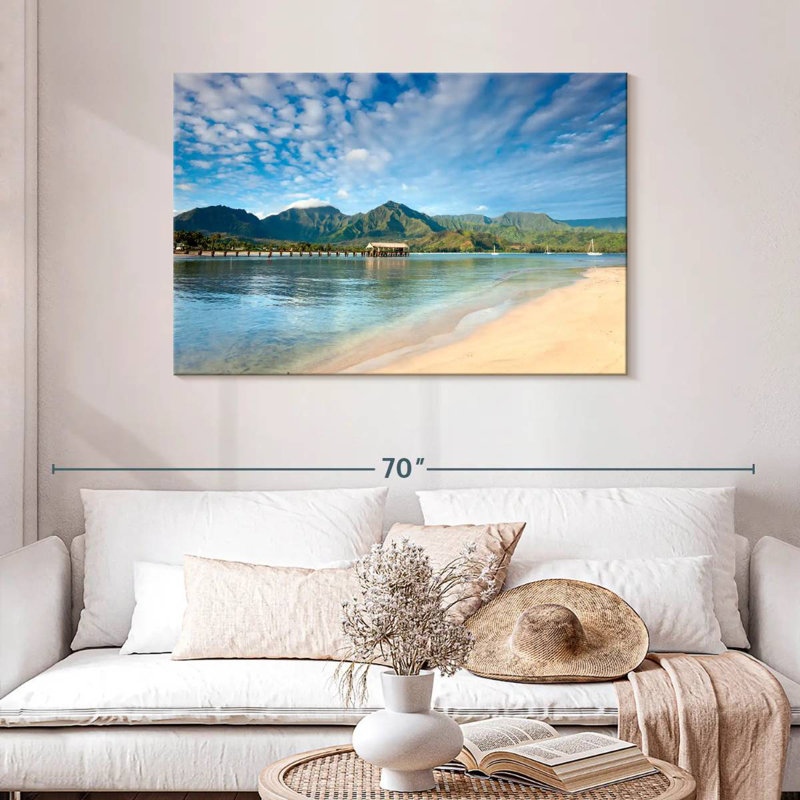 Gillard Heavenly Bay Hanalei, H 30 po x l 45 po