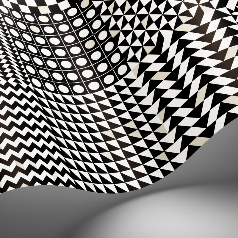 Fornasetti Senza Tempo II Wallpaper Roll, Black/White