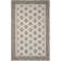 Caper Hand Woven Wool/Cotton Geometric Rug in Ivory/Gray