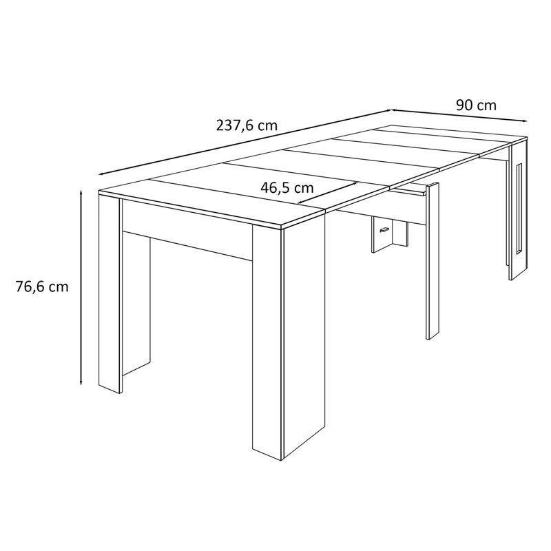 Mabli 2in1 Dining Table and Console Table