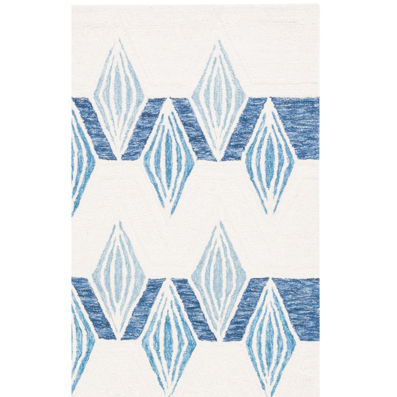 Tapis rond en laine 6 pi Keriel, Rectangle 4 pi x 6 pi