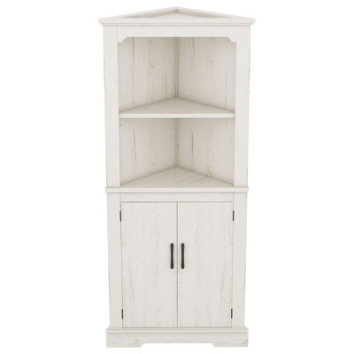 Grande armoire d'angle avec portes pour le salon, la salle de bain, la salle à manger ou la cuisine