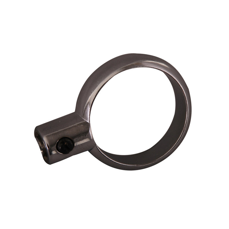 Eye Loop for Ceiling Support, Polished Chrome
