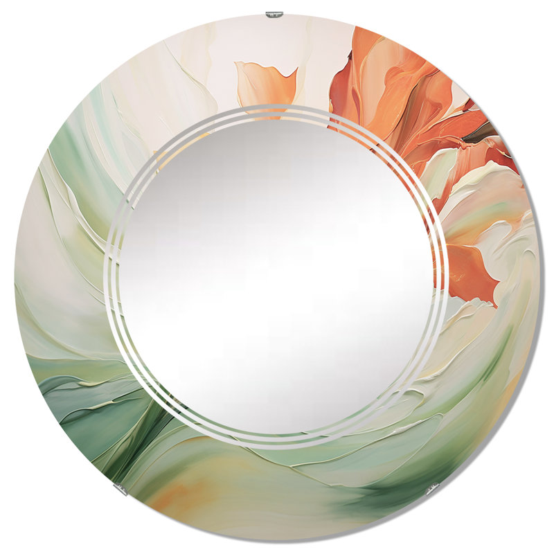 Callaham - Miroir mural moderne rond, 32 po x 32 po