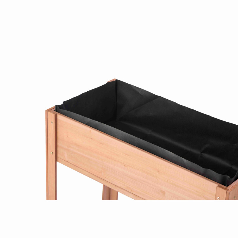 Raised Garden Bed With Legs, Brown, 30" H x 16" W x 31" D