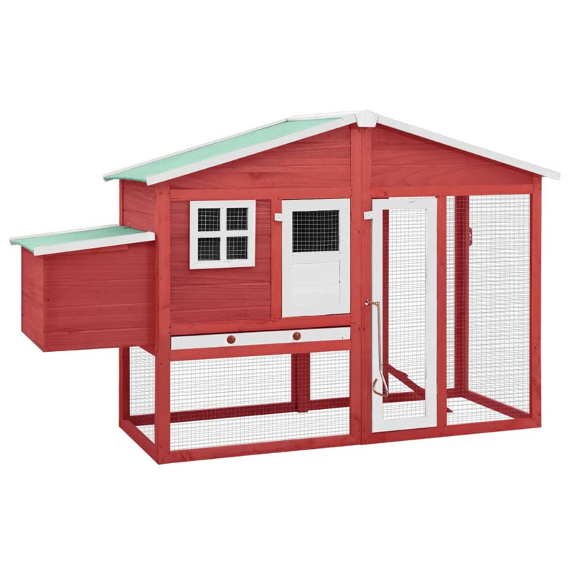Romney Rabbit Hutch, Red/White