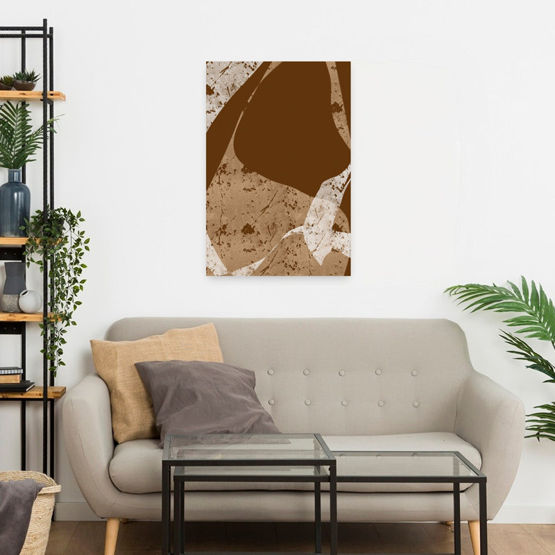 Art contemporain, art contemporain abstrait, H 24 po x l 16 po