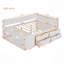 Lit de jour avec tiroirs et tablettes, gris-307784737-307784743