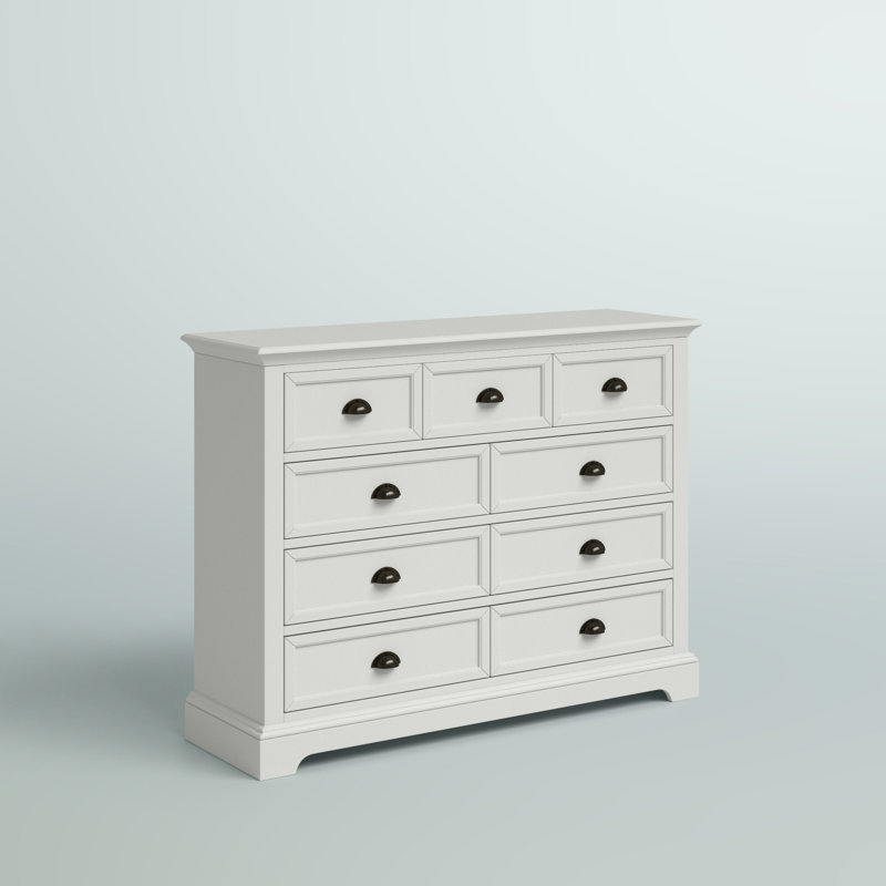 Huey 58'' W 9 - Drawer Dresser, White