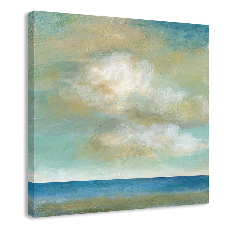 Cloudscape II - Peinture, Toile tendue, H 24 po x l 24 po x P 1,375 po