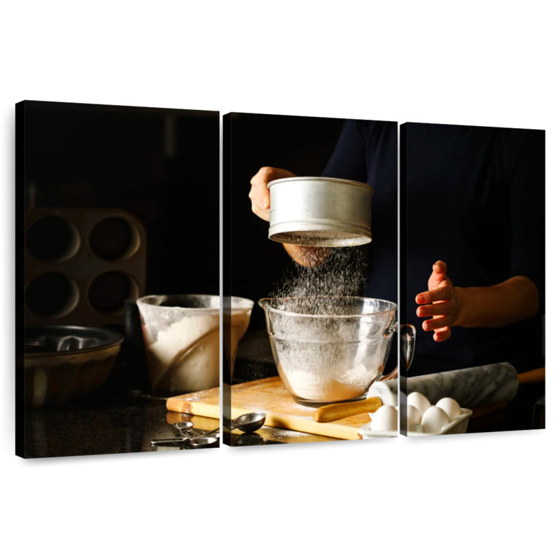 Senne Sifting Flour, 42" H x 65" W