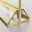 stand alone Gold and Clear Single Picture Frame-90804454