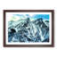 Mountain Tops in Canada in Abstract - Picture Frame Graphic Art Print-55731401-55731398