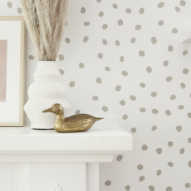 Décalque mural, Gris chaleureux