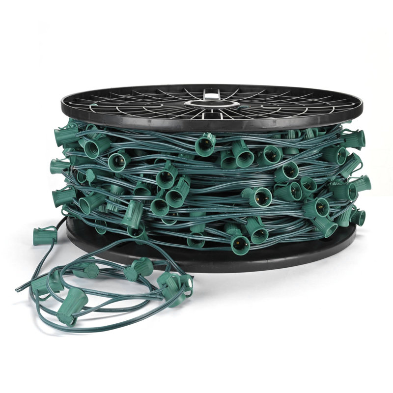 Ensemble de bobines de Noël 500 pi C9 de Yescom, 500 pi, Vert