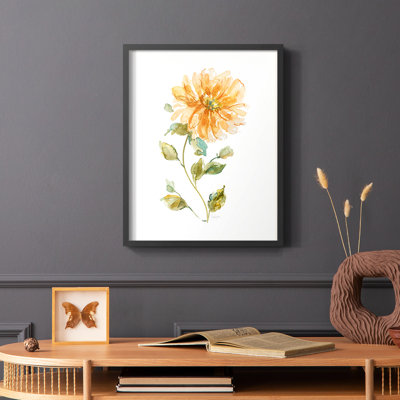 Bright Botanical II Framed Print - Solid Wood