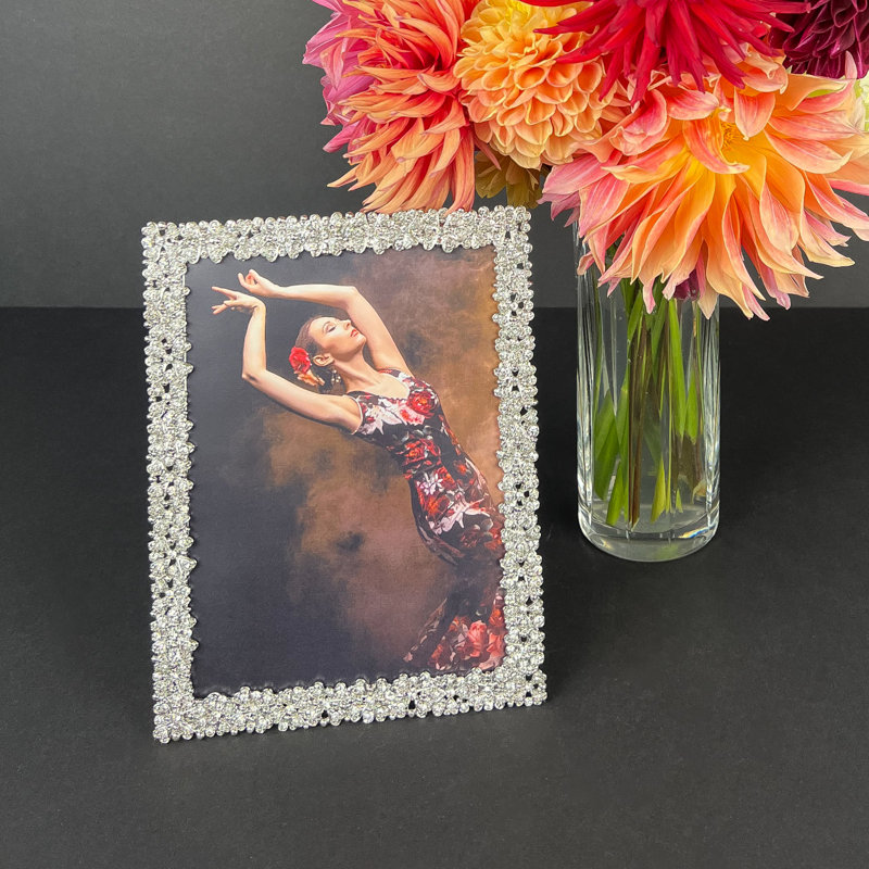 Evie Metal Picture Frame, 8" x 10", Silver