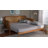 Baxton Studio Lucera Bobbin Twin-To-King Expandable Daybed - Wood Bed Frame With Turned Spindle Detailing, Classic Style Sofa Bed For Bedroom Or Guest Room, Oak Brown-320298894