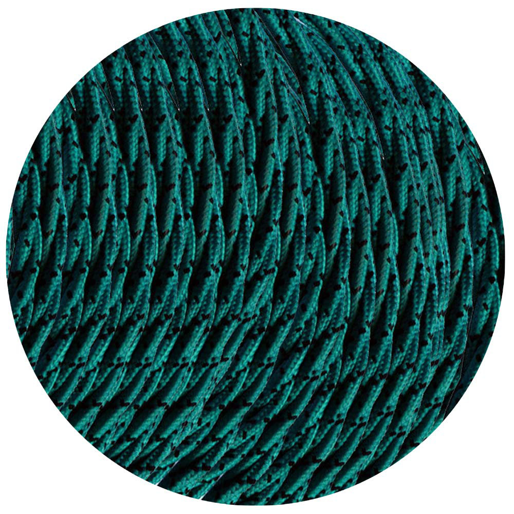 Anshika 3Core Twisted Vintage Coloured 0.75Mm Braided Fabric Flexible Electrical Hight Quality UK Lighting Wire Cable